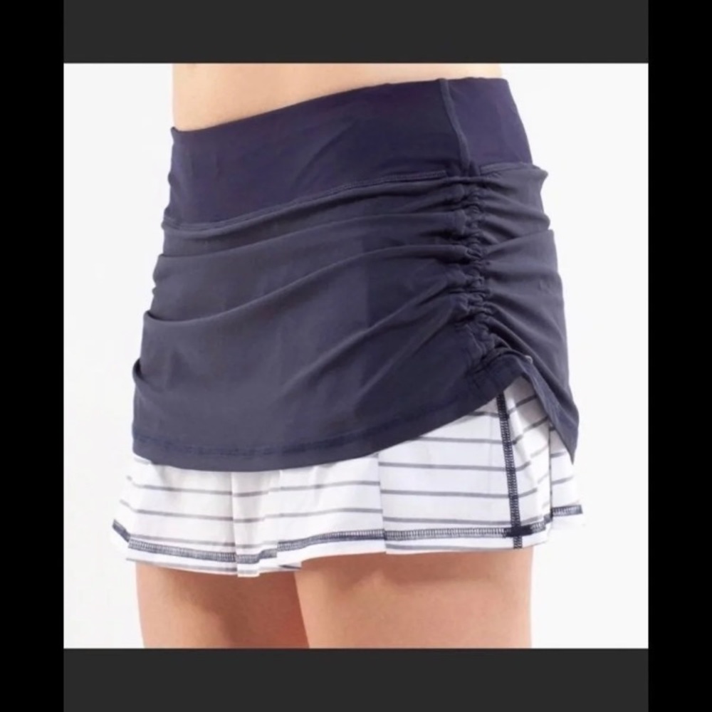 Lululemon Run Chase Me Skirt Skort 8